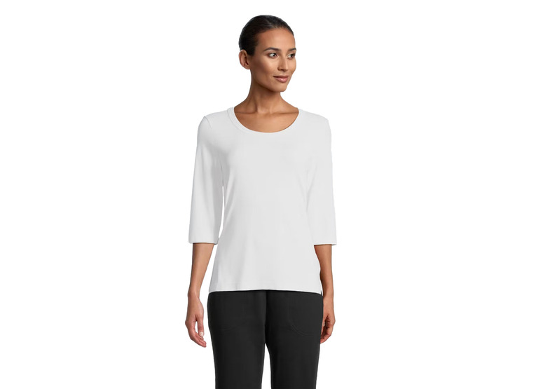 Joy Alisa 3/4-arm T-shirt wit dames