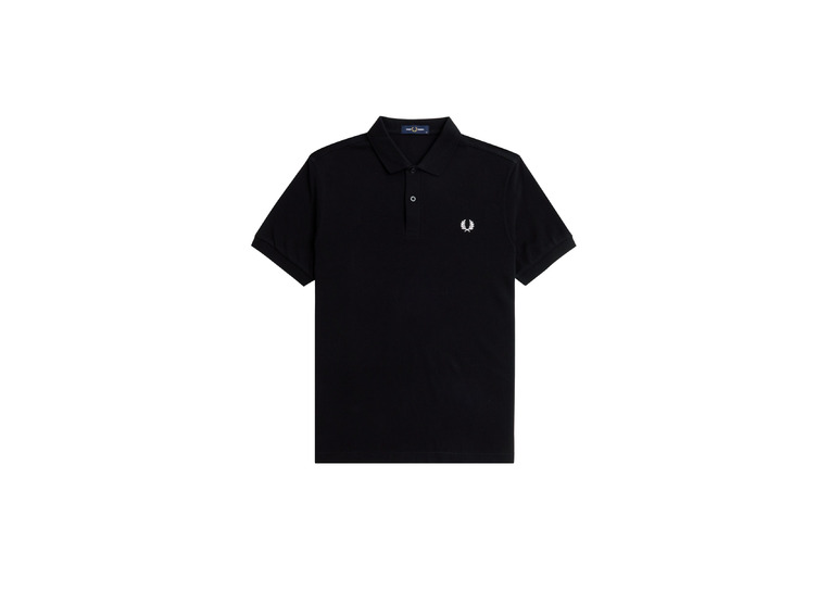Fred Perry plain polo shirt zwart heren