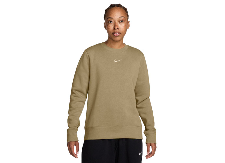 Nike Sportswear Phoenix Fleece sweatshirt parachute beige dames