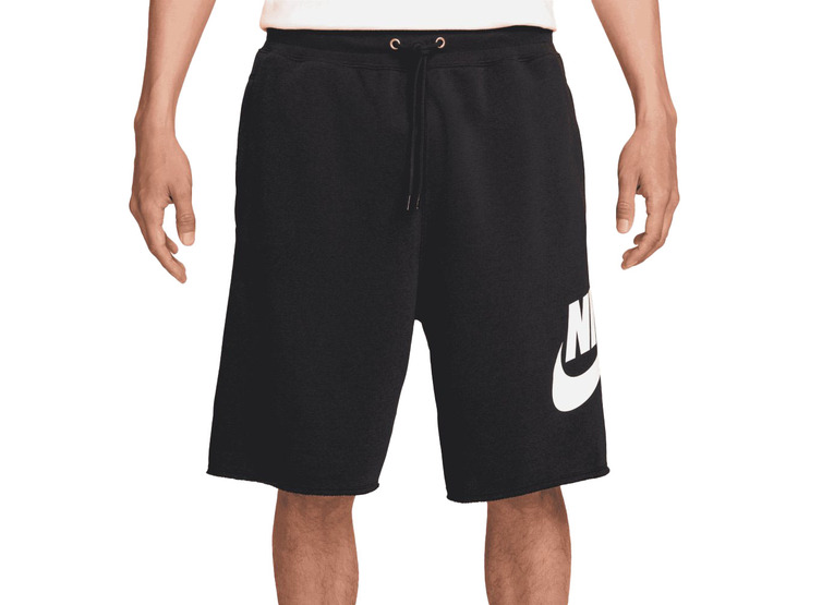 Nike Club alumni french terry short zwart heren
