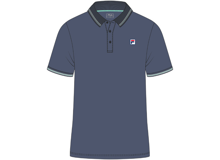 Fila Piro tennispolo vintage indigo heren