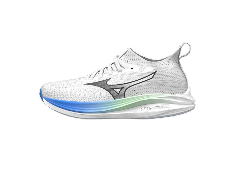 Mizuno Neo Zen loopschoen wit/frontier blue/zwart heren