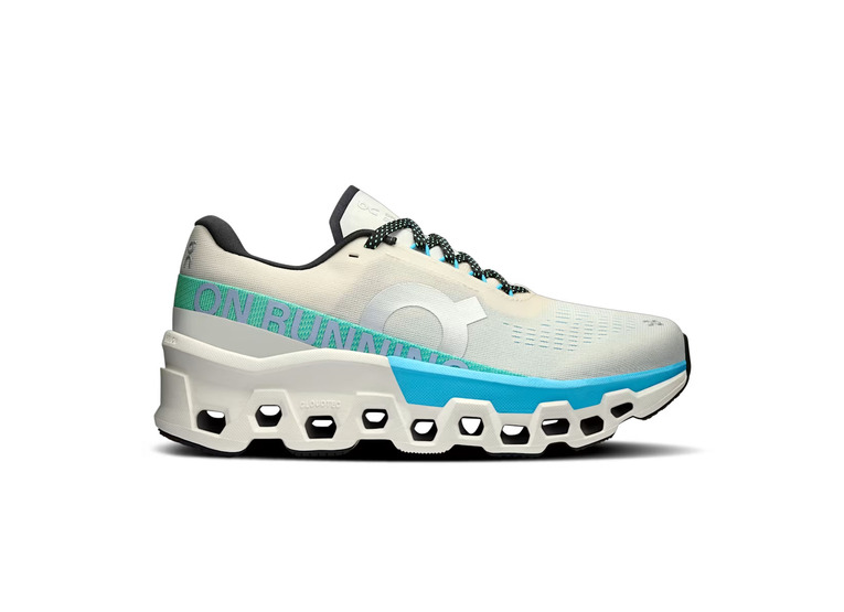 On Cloudmonster 2 loopschoen cream/horizon dames