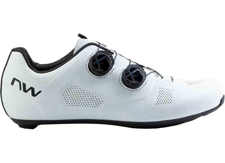 Northwave revolution wide fietsschoen wit/zwart heren