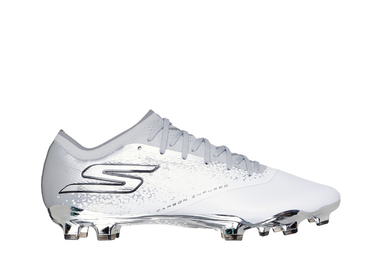 Skechers Razor 1.5 elite FG voetbalschoen wit/zilver
