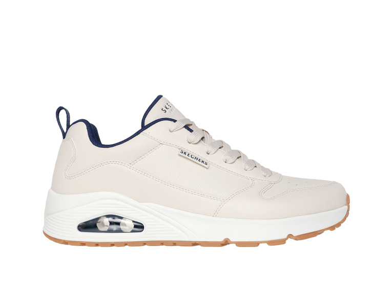 Skechers Uno alder sneaker wit/blauw heren