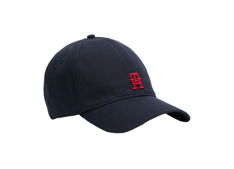 Tommy Hilfiger baseballpet met TH-monogram space blue heren