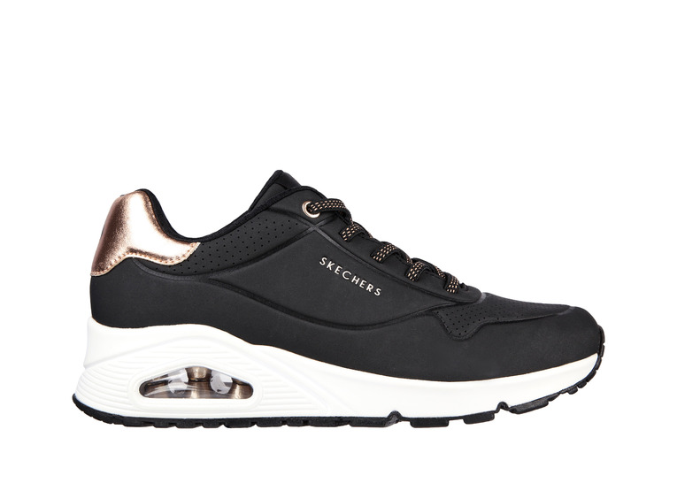 Uno Shimmer away sneaker zwart dames