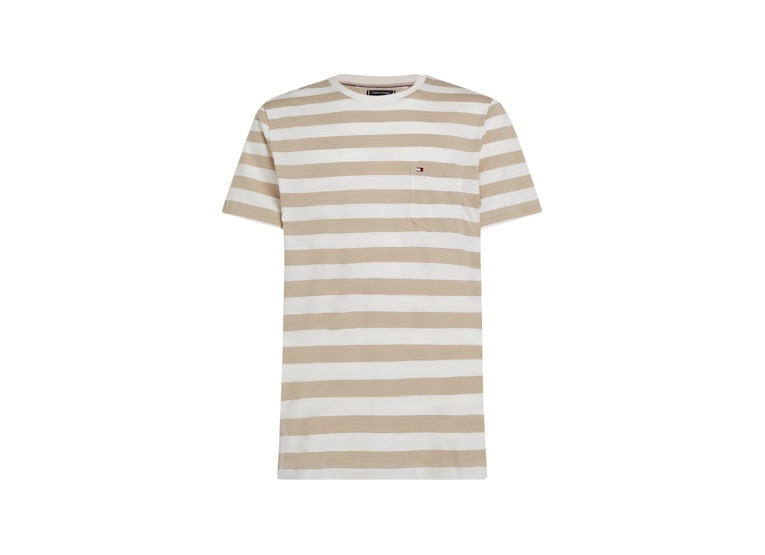 Tommy Hilfiger Regular fit T-shirt ivory petal/sandalwood heren