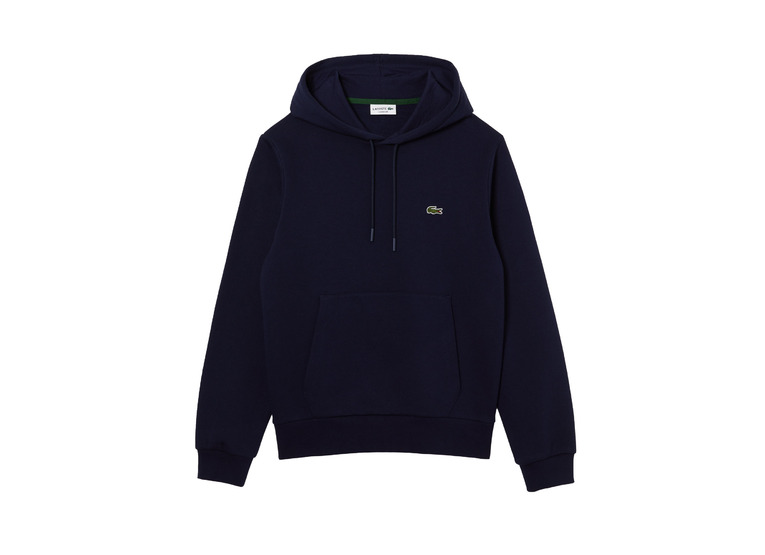 Lacoste fleece hoodie navy heren