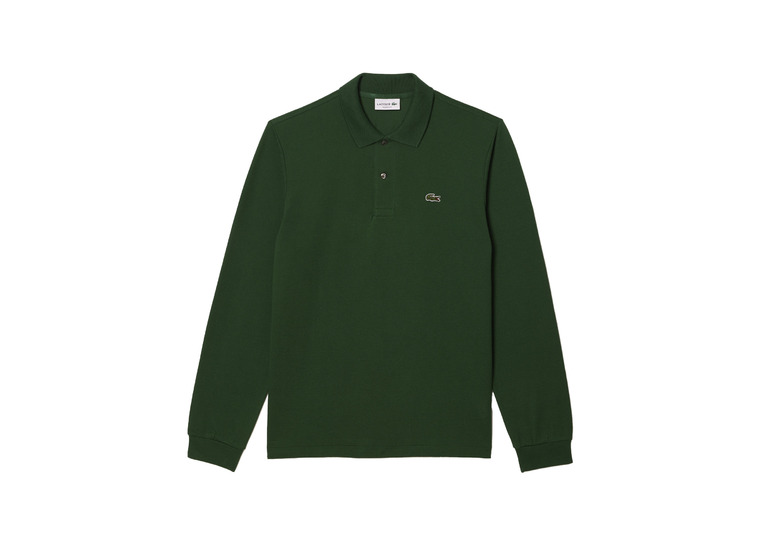 Lacoste classic fit LS polo groen heren
