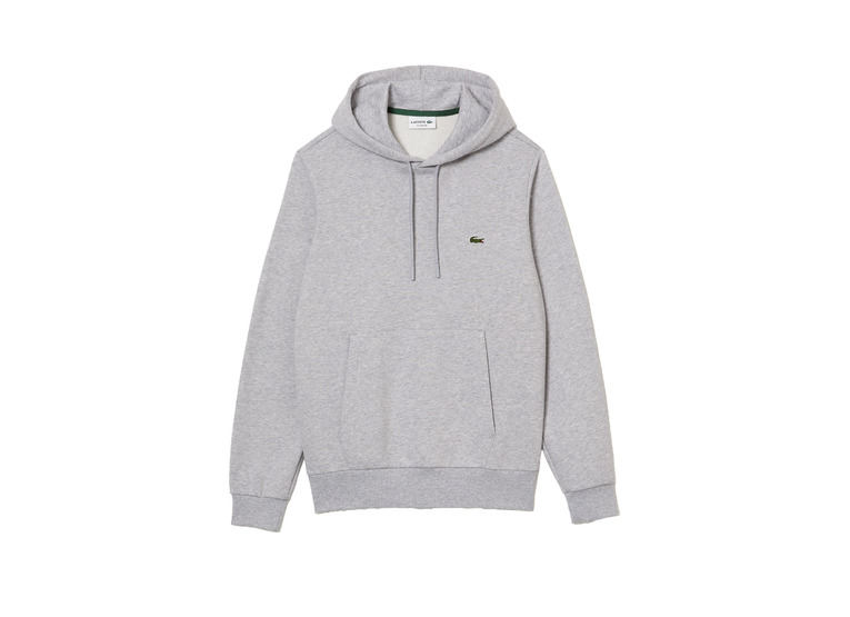 Lacoste fleece hoodie grijs heren