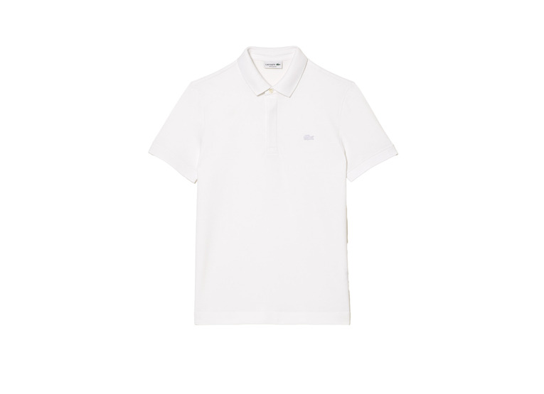 Lacoste regular fit Paris edition polo wit heren