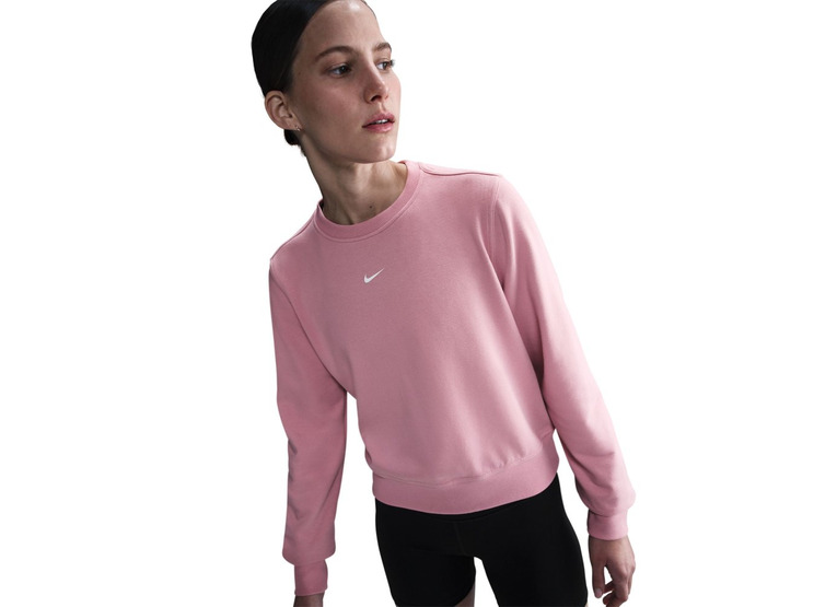 Nike One Dri-FIT crew neck top roze dames