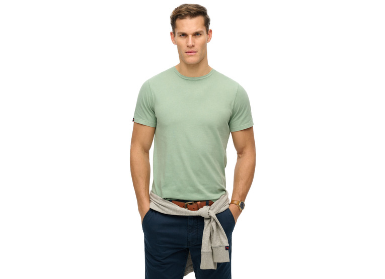 Superdry klassiek essential T-shirt washed slate grey heren