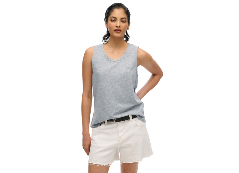 Superdry tanktop dim grey marl dames