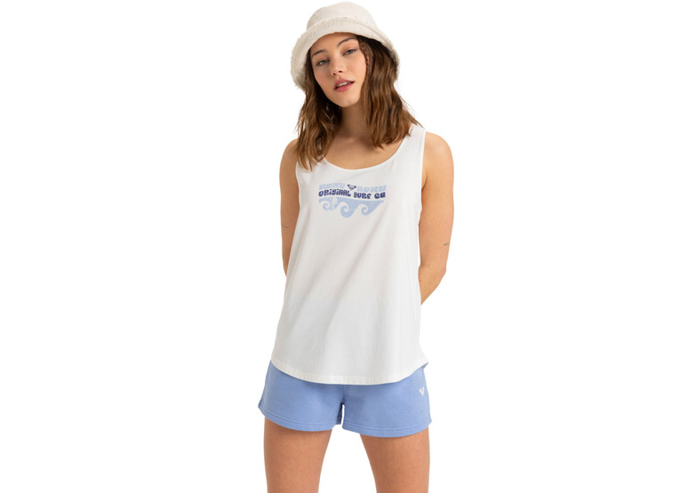 Roxy surfclassic tanktop egret dames