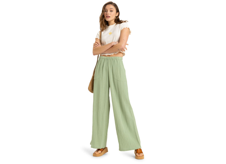 Roxy What a vibe broek met elastische taille basil dames