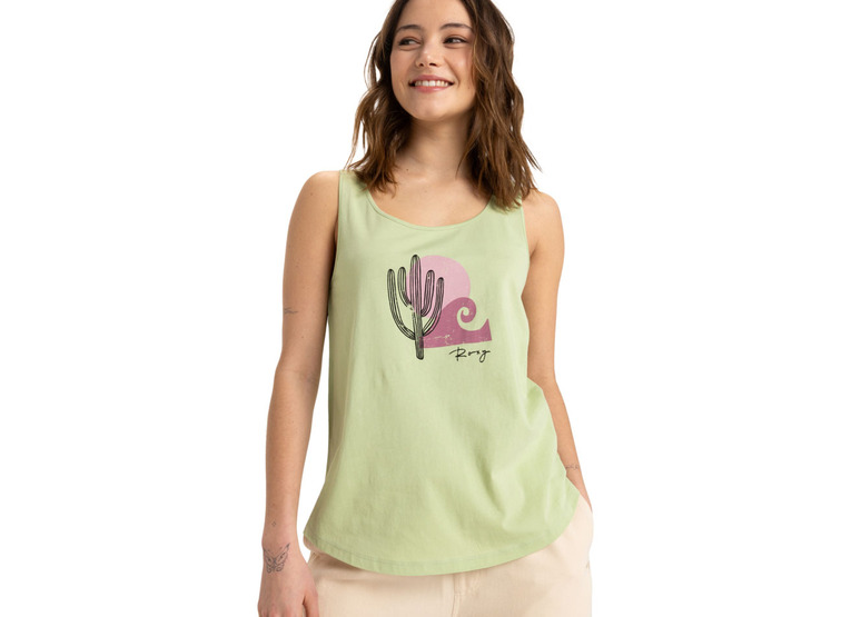 Roxy surfclassic tanktop foam green dames