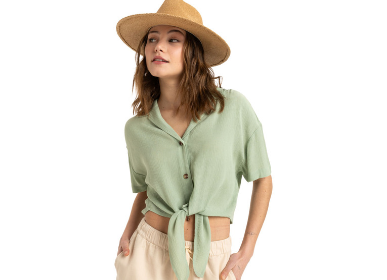 Roxy Salty Sweet overhemd basil dames