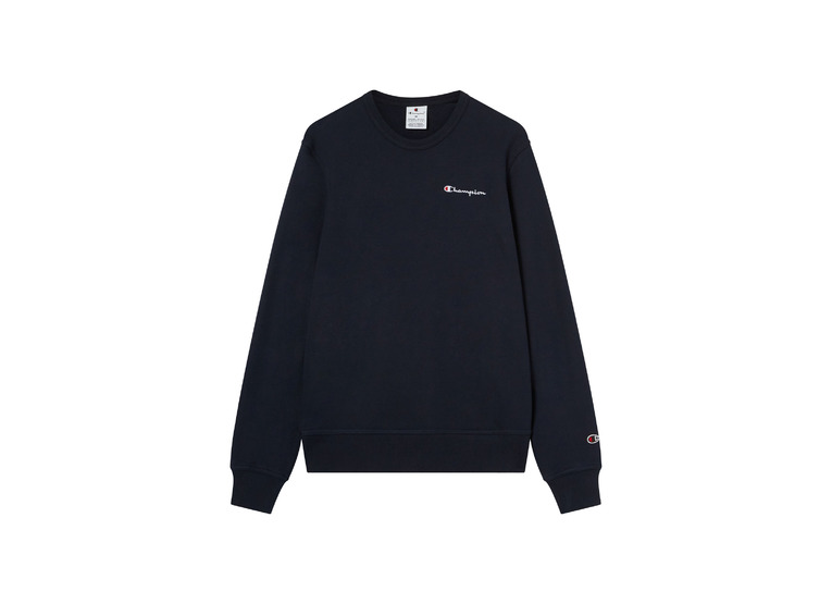 Champion small logo sweatshirt donkerblauw heren