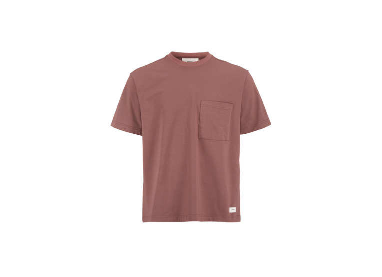 Craft Collective relaxed T-shirt rose brown heren