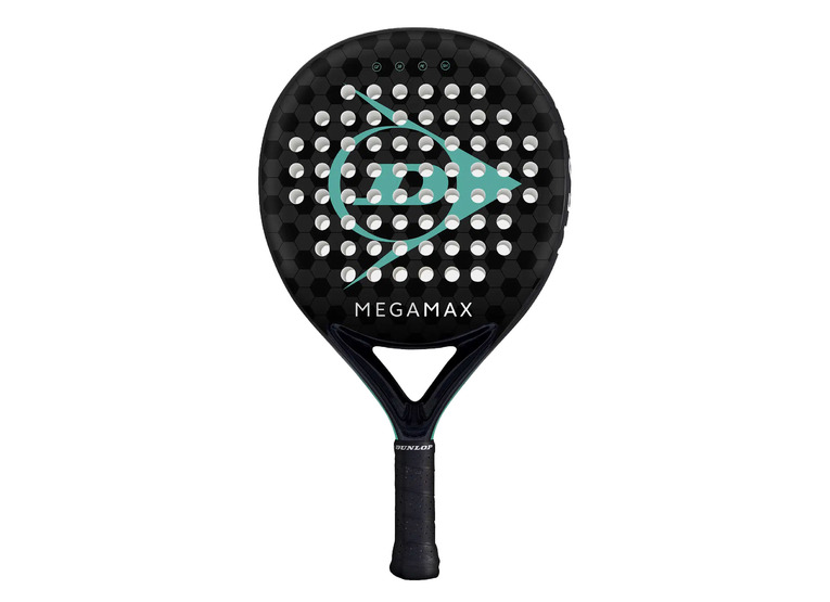 Dunlop megamax padelracket zwart unisex