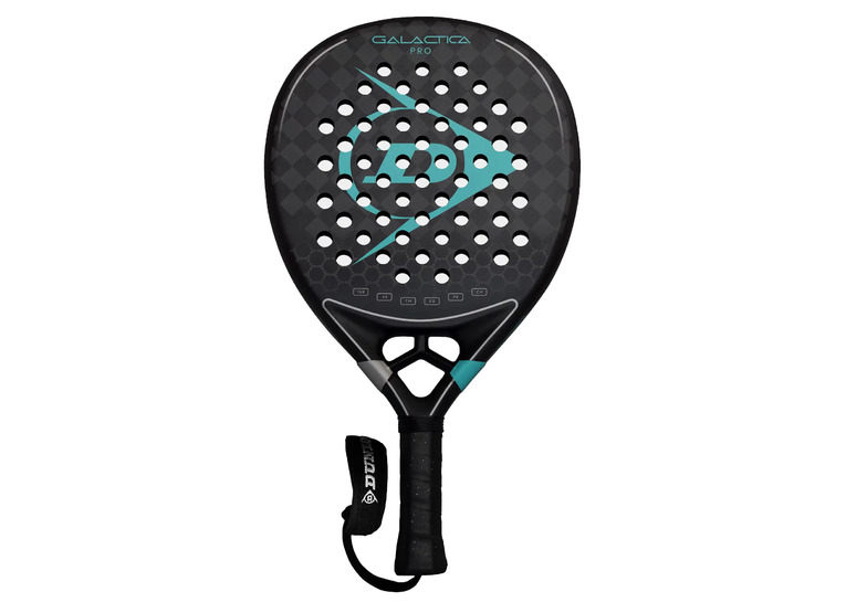 Dunlop 25 galactica pro padelracket grijs/blauw unisex