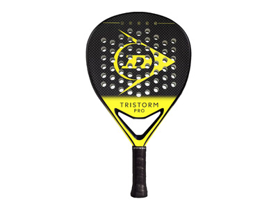 Dunlop tristorm pro padelracket zwart/geel unisex