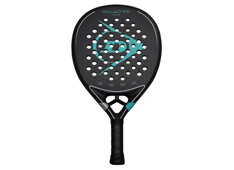 Dunlop 25 galactica team padelracket grijs/blauw unisex