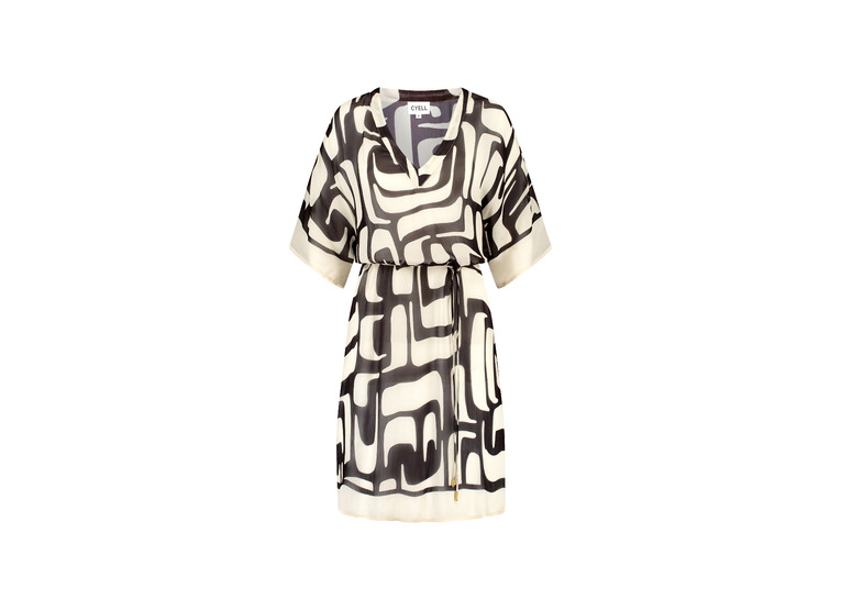 Cyell eternal tuniek wit/bruin dames