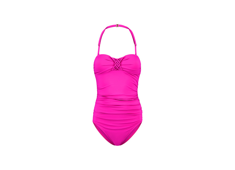 Cyell Framboise bandeau badpak D-cup fuchsia dames