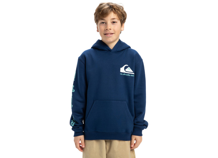 Quiksilver omni logo hoodie estate blue KIDS