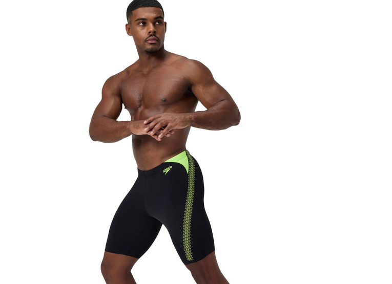 Speedo HyperBoom splice jammer zwart/geel heren