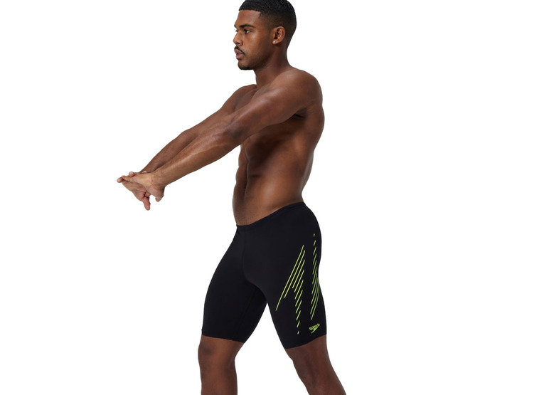 Speedo HyperBoom placement jammer zwart/geel heren