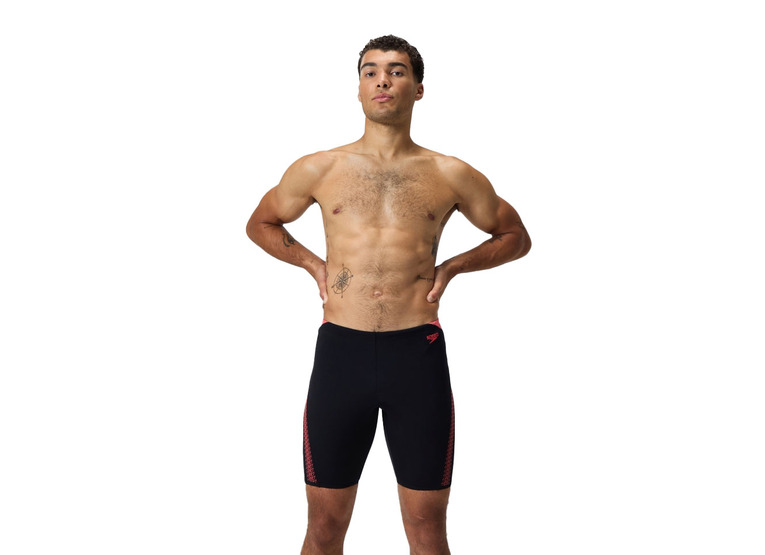 Speedo HyperBoom splice jammer zwart/coral heren