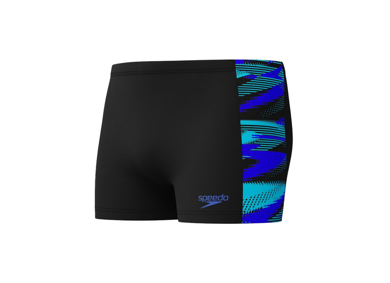 Speedo HyperBoom Panel zwembroek zwart/blauw heren