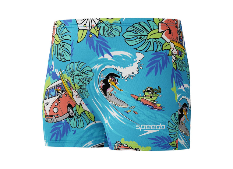 Speedo Printed zwembroek blauw KIDS