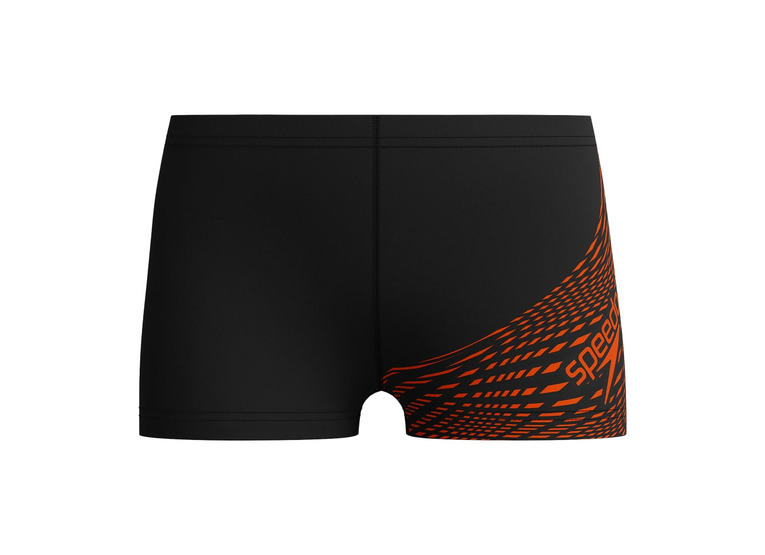 Speedo Medley logo zwembroek zwart/rood KIDS