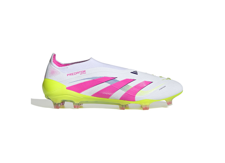 Adidas Predator Elite FG voetbalschoen wit/lucid lemon/pink