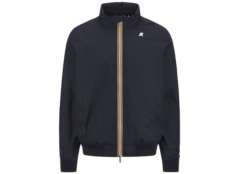 K-Way amaury stretch nylon jersey zomerjas blue depth heren