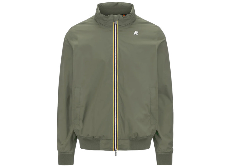 K-Way amaury stretch nylon jersey green lichen heren