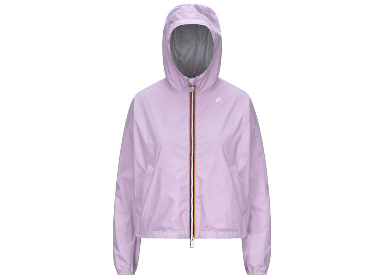 K-Way Laurette plus.2 reversible zomerjas violet/lilac grey dames