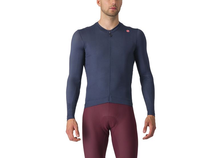 Castelli Espresso LS jersey belgian blue heren