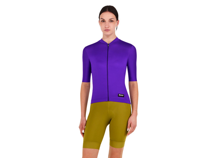 Santini ready to ride jersey paars unisex
