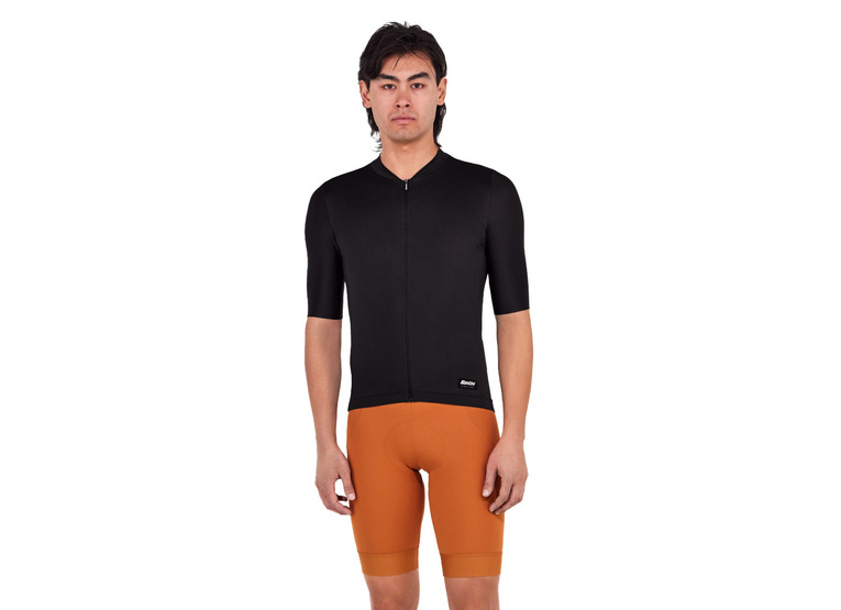 Santini ready to ride jersey zwart unisex