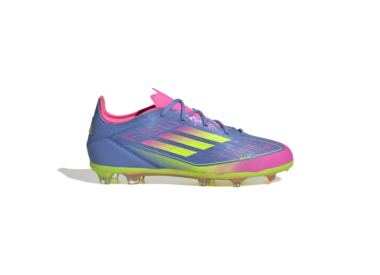 Adidas F50 Elite FG voetbalschoen blue fusion/lucid lemon/pink KIDS