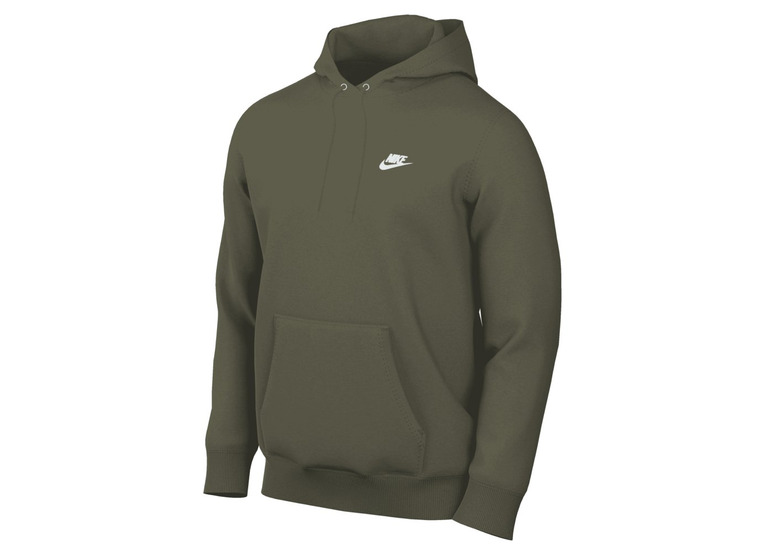 Nike Club fleecehoodie groen heren