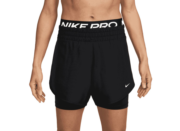 Nike Pro Dri-FIT 2-in-1 short zwart dames