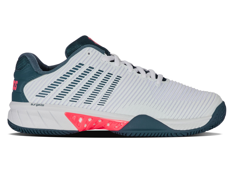 K-Swiss Hypercourt express 2 clay tennisschoen wit/stargazer/neon blaze heren
